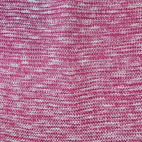 Lane Bryant Sweater Womens 10/12 Pink Tight Knit‎ Stylish Cozy Casual Cardigan - Picture 8 of 9